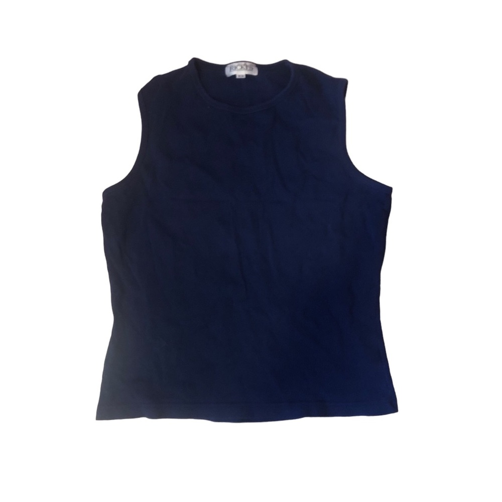 Plain blue professional tank top